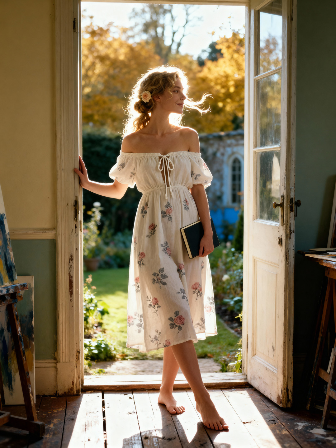 Complimentary portrait in window light, echoing the series mood