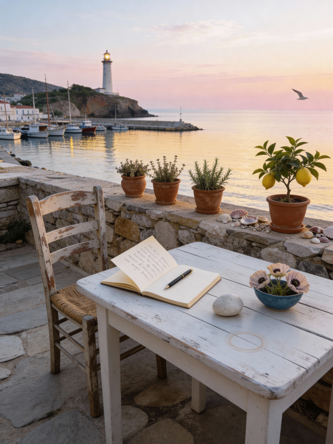 Written in Agapiá, under the first light.